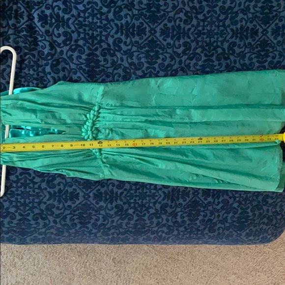 Dress -flattering Emerald green - M (fits like 4). - Picture 9 of 10